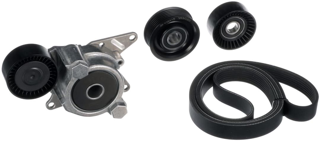 Set curea transmisie cu caneluri GATES Micro-V® K017PK1870