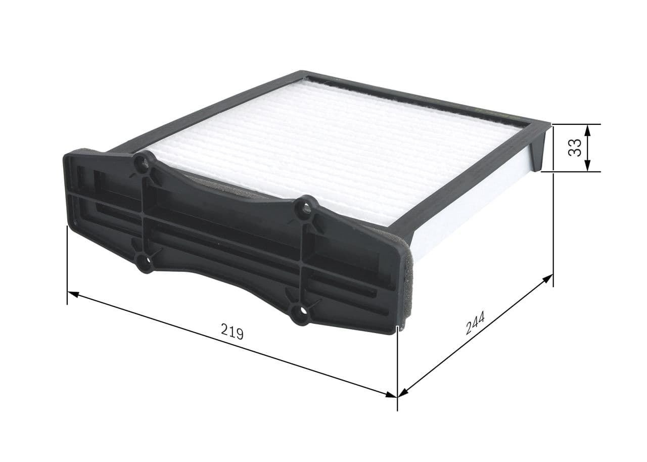 Filtru, aer habitaclu BOSCH 1 987 432 116