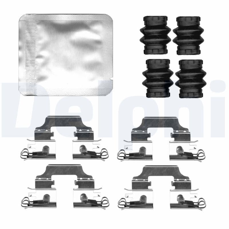 Set accesorii, placute frana DELPHI LX0809