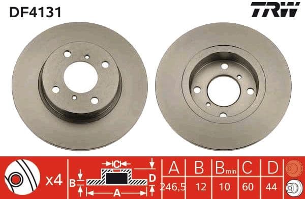Disc frana QWP WBD394