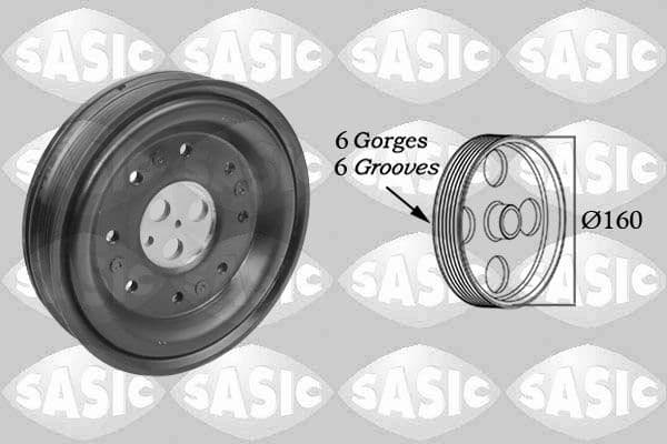 Fulie curea, arbore cotit SASIC 2156033