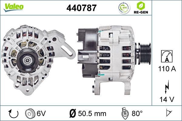 Generator / Alternator VALEO 440787