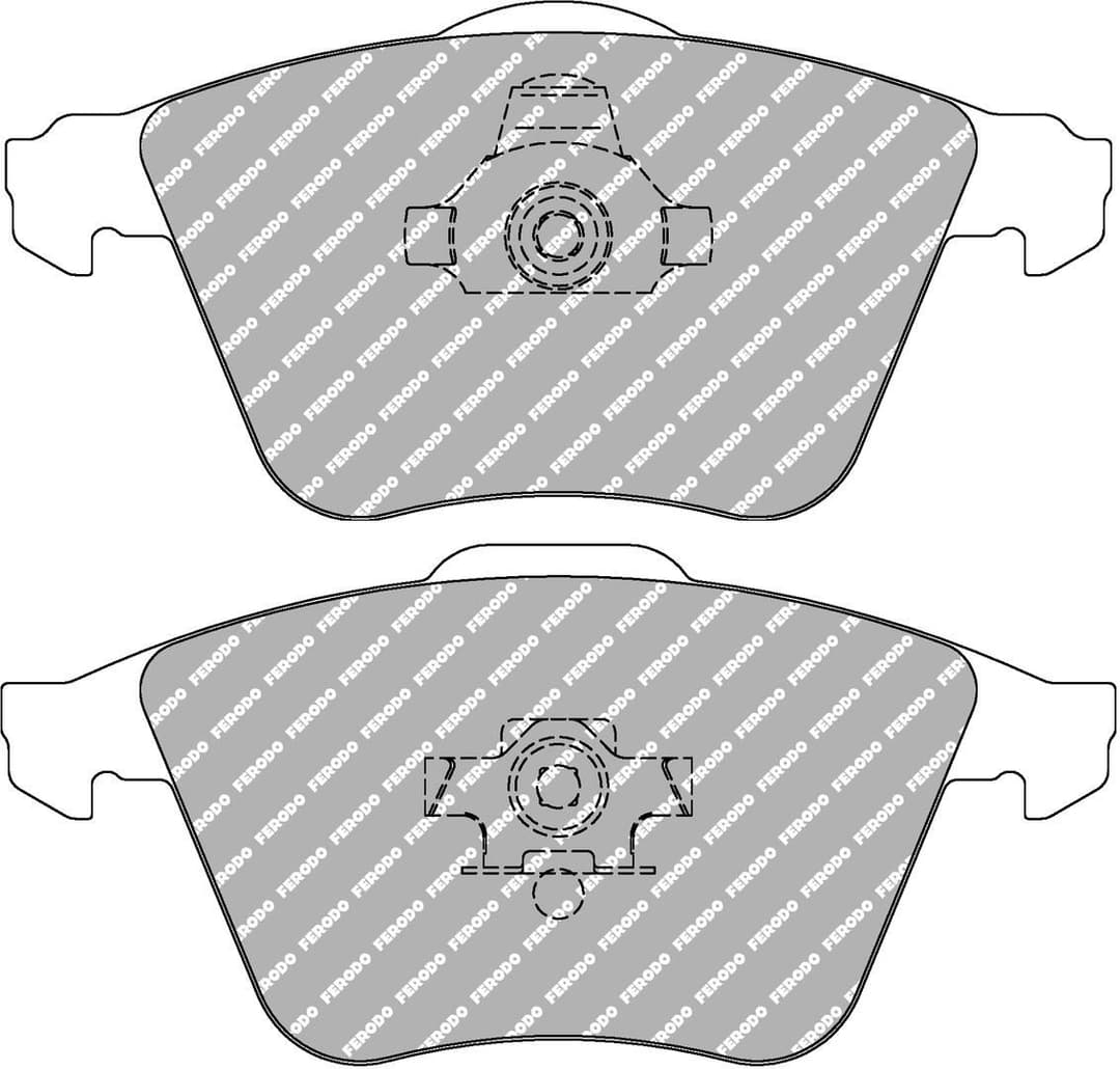 set placute frana,frana disc FERODO FCP1629H
