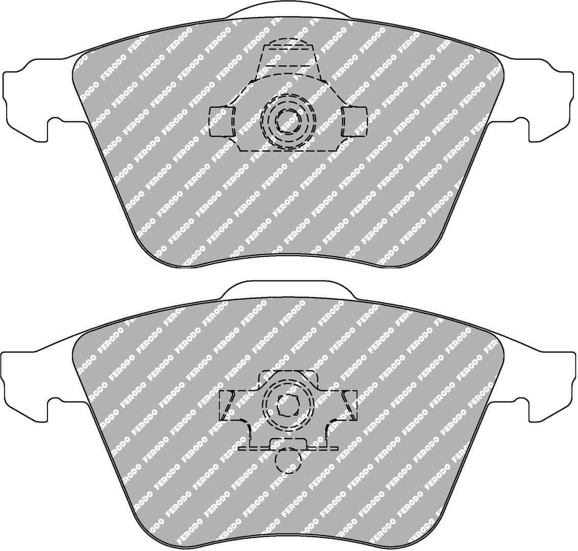 set placute frana,frana disc FERODO FCP1629H