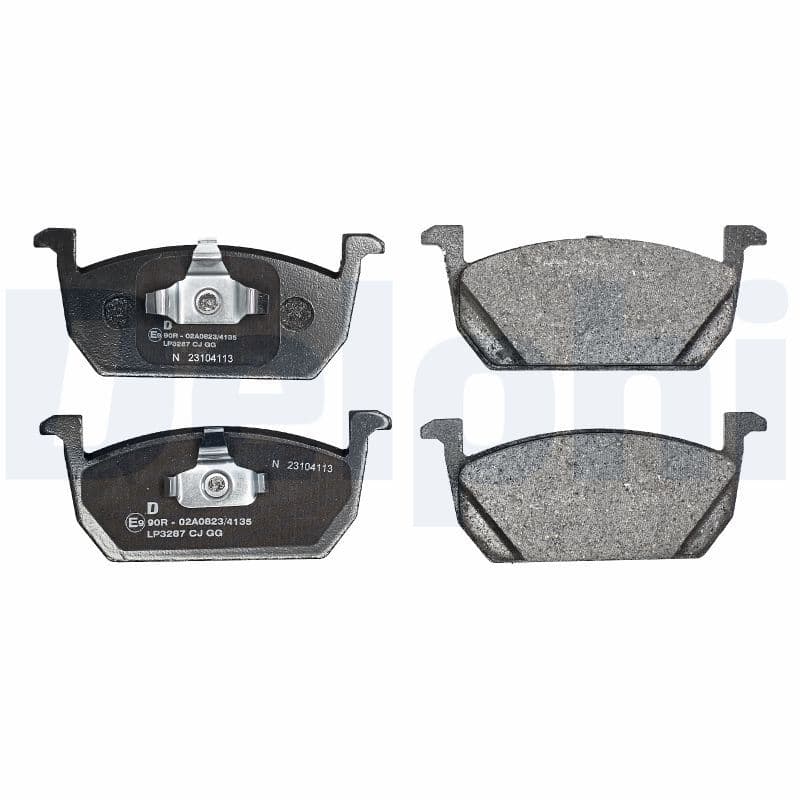 set placute frana,frana disc DELPHI LP3287