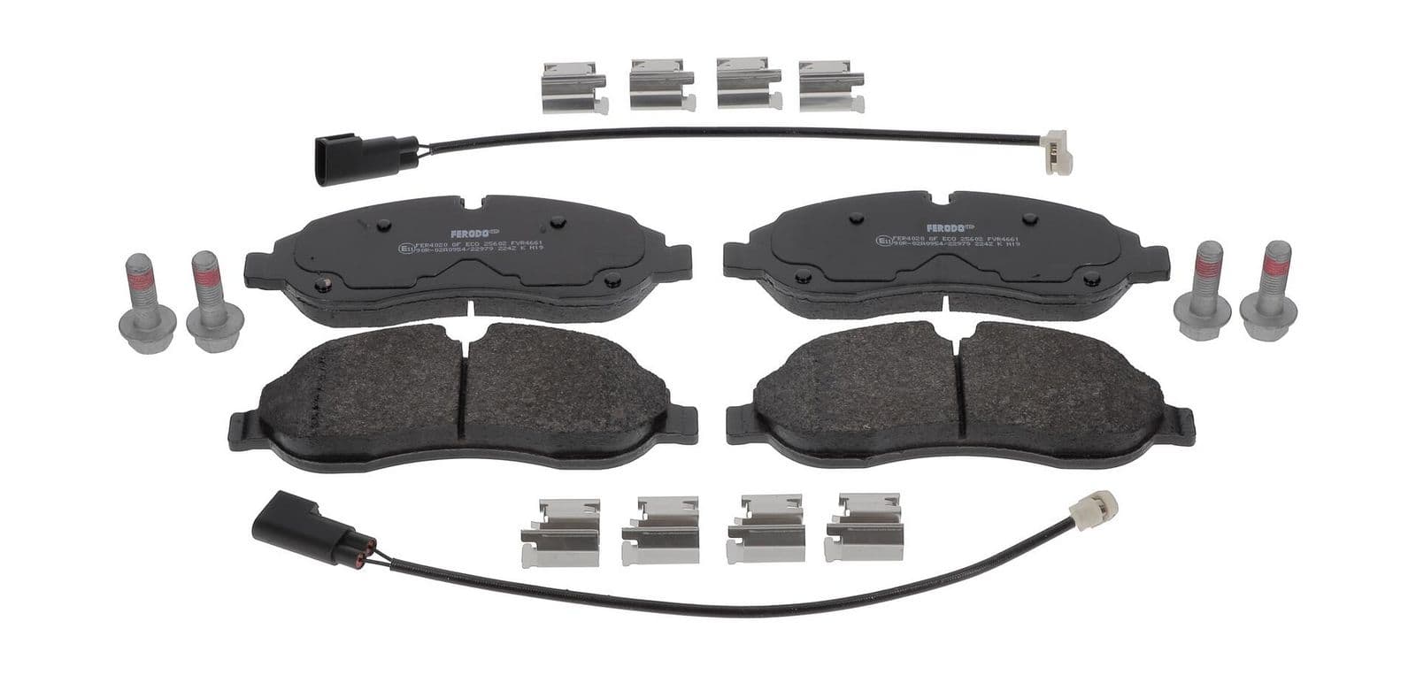 set placute frana,frana disc FERODO FVR4661