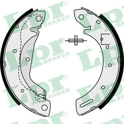 Set saboti frana LPR 08500