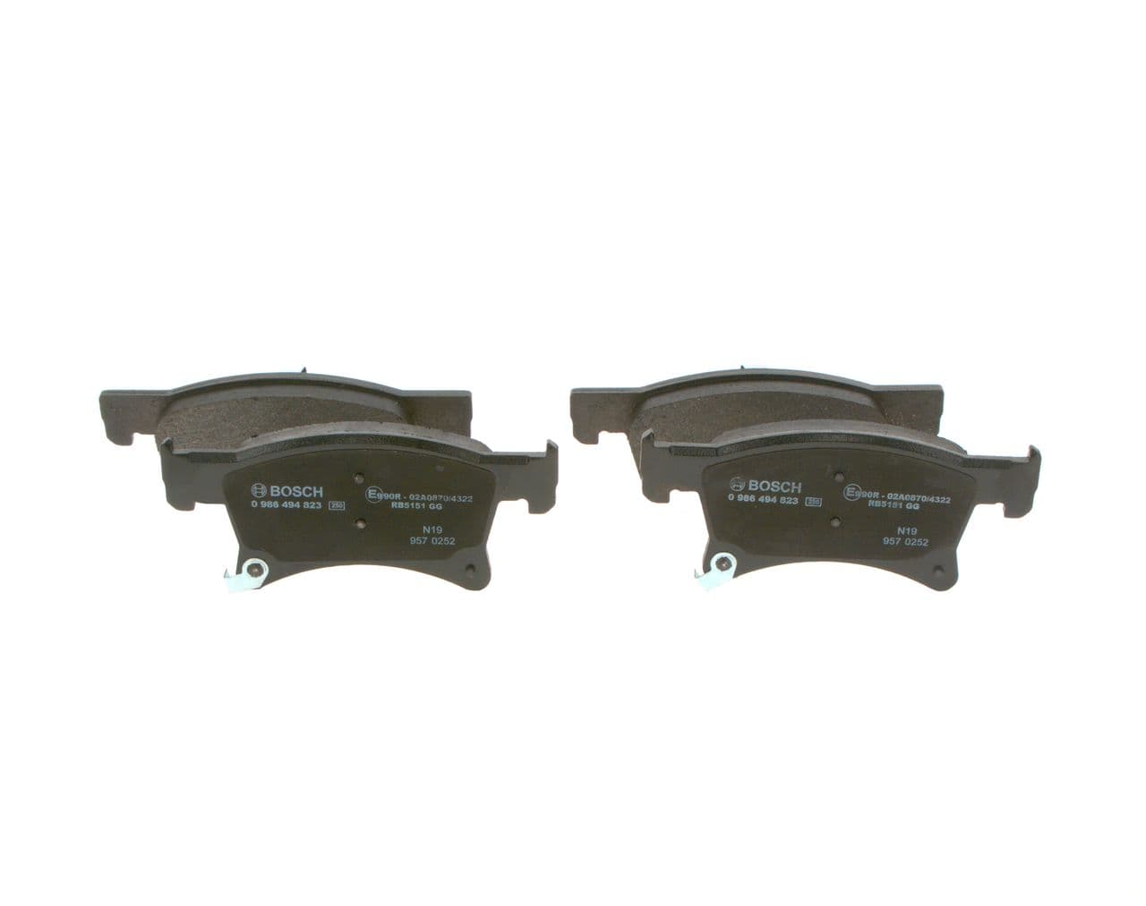 set placute frana,frana disc BOSCH 0 986 494 823