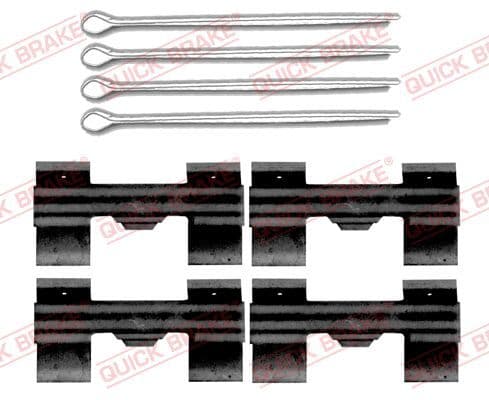 Set accesorii, placute frana QUICK BRAKE 109-0009