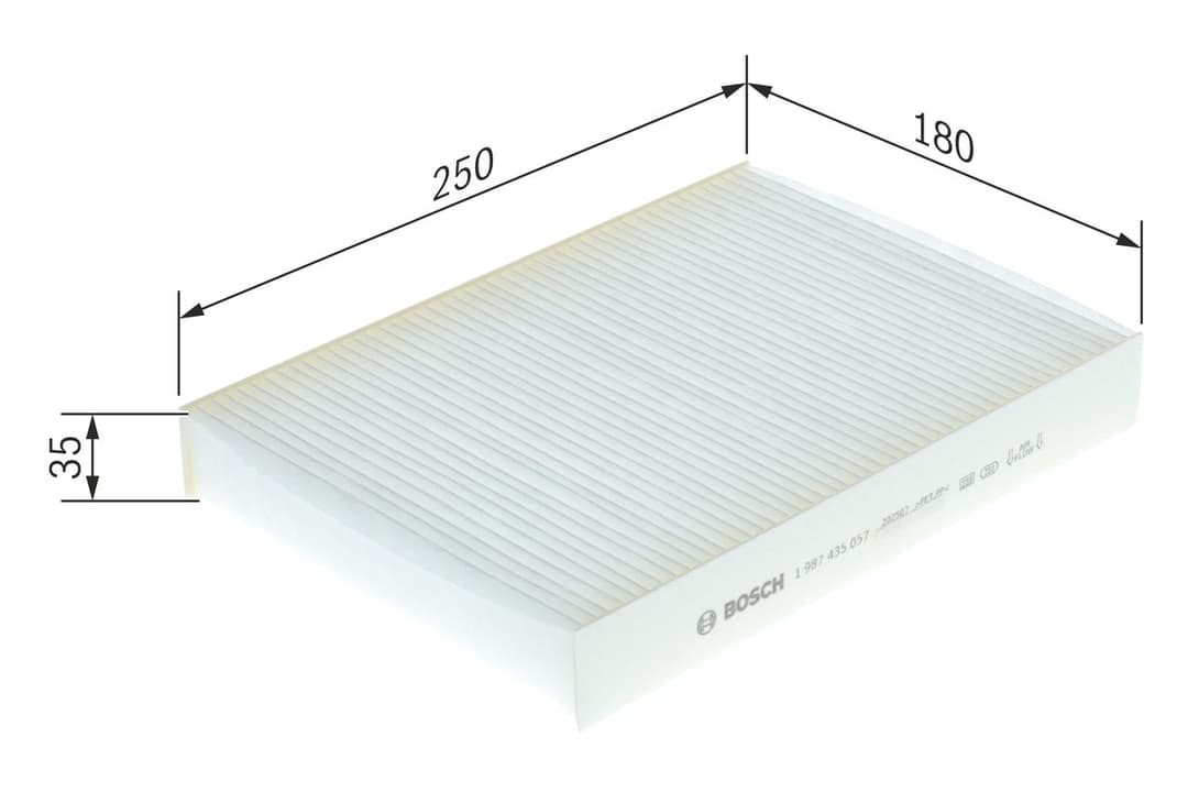 Filtru, aer habitaclu BOSCH 1 987 435 057