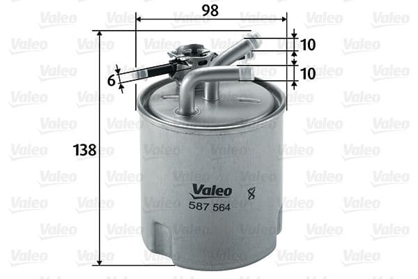 filtru combustibil VALEO 587564