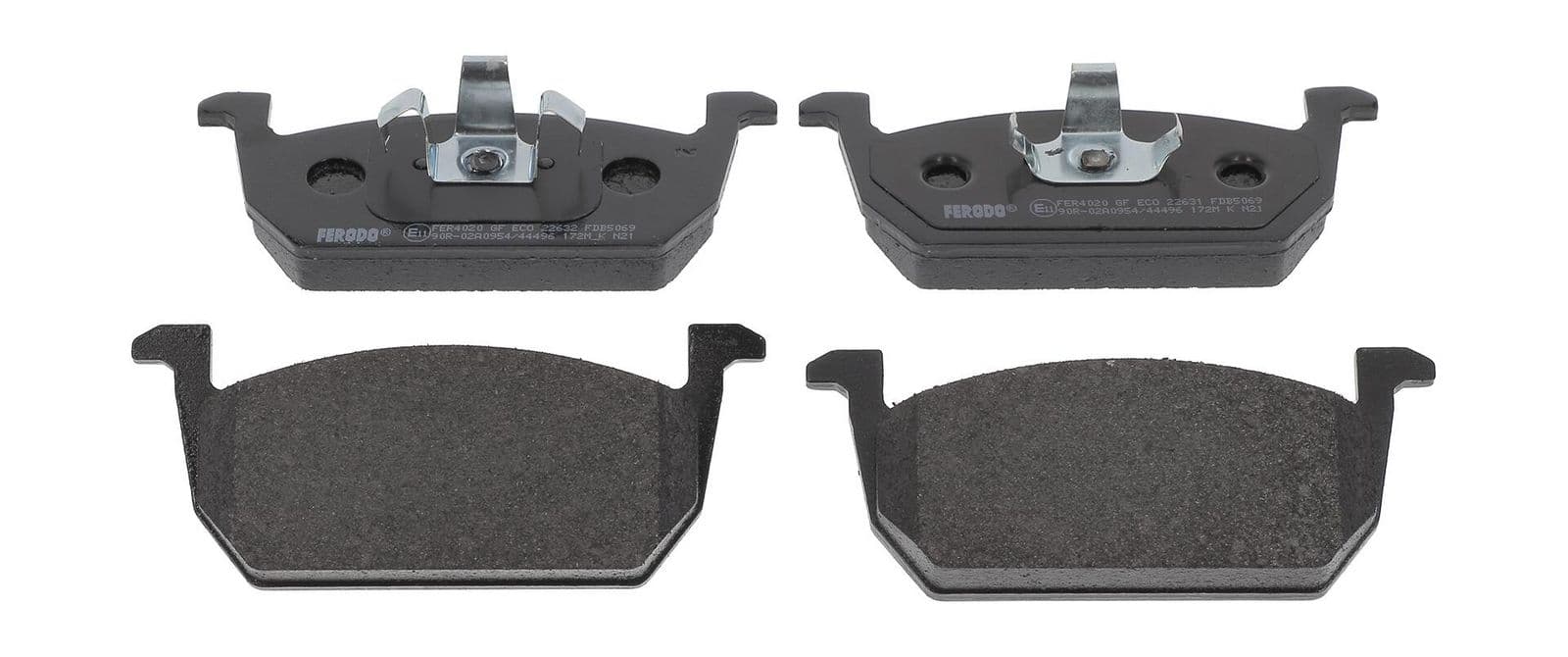 set placute frana,frana disc FERODO PREMIER ECO FRICTION FDB5069