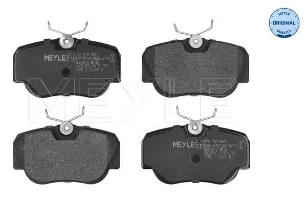 set placute frana,frana disc MEYLE -ORIGINAL: True to OE. 025 210 5517