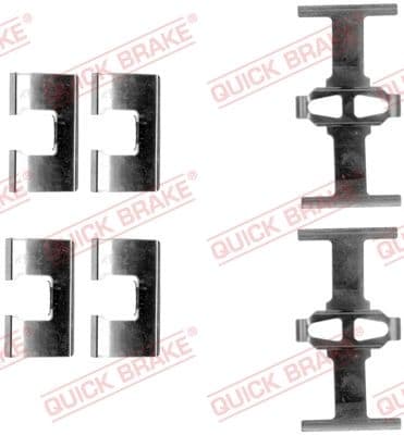 Set accesorii, placute frana QUICK BRAKE 109-1203