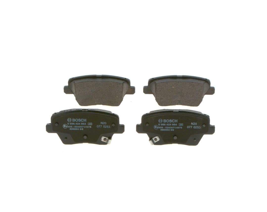 set placute frana,frana disc BOSCH 0 986 424 864