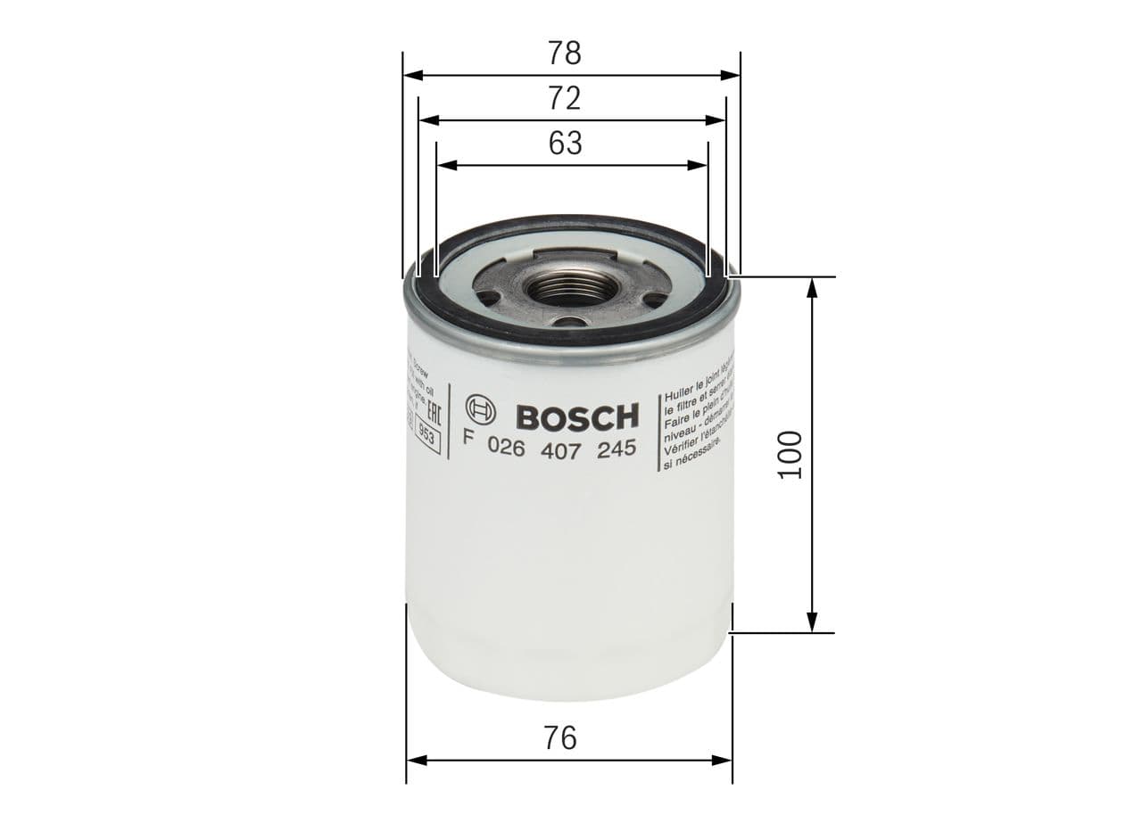 Filtru ulei BOSCH F 026 407 245