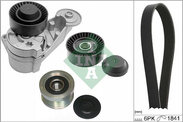 Set curea transmisie cu caneluri Schaeffler INA 529 0480 20