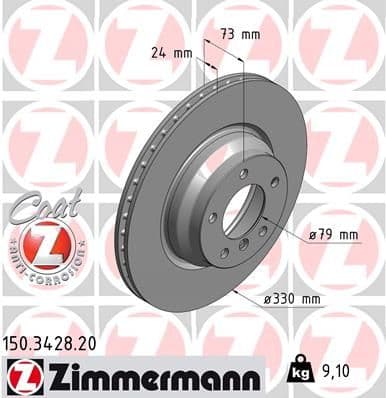 Disc frana ZIMMERMANN COAT Z 150.3428.20