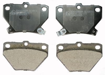 set placute frana,frana disc DENCKERMANN B110871