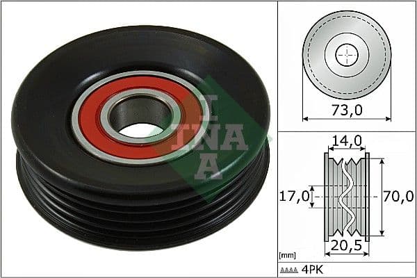 rola intinzator,curea transmisie Schaeffler INA 531 0853 10