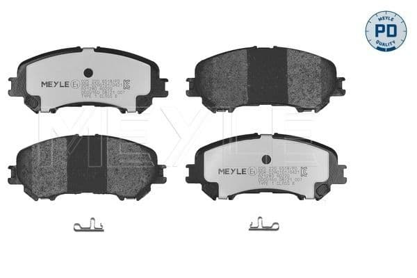 set placute frana,frana disc MEYLE -PD: Advanced performance and design. 025 220 6518/PD