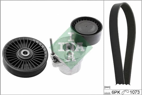 Set curea transmisie cu caneluri Schaeffler INA 529 0443 10