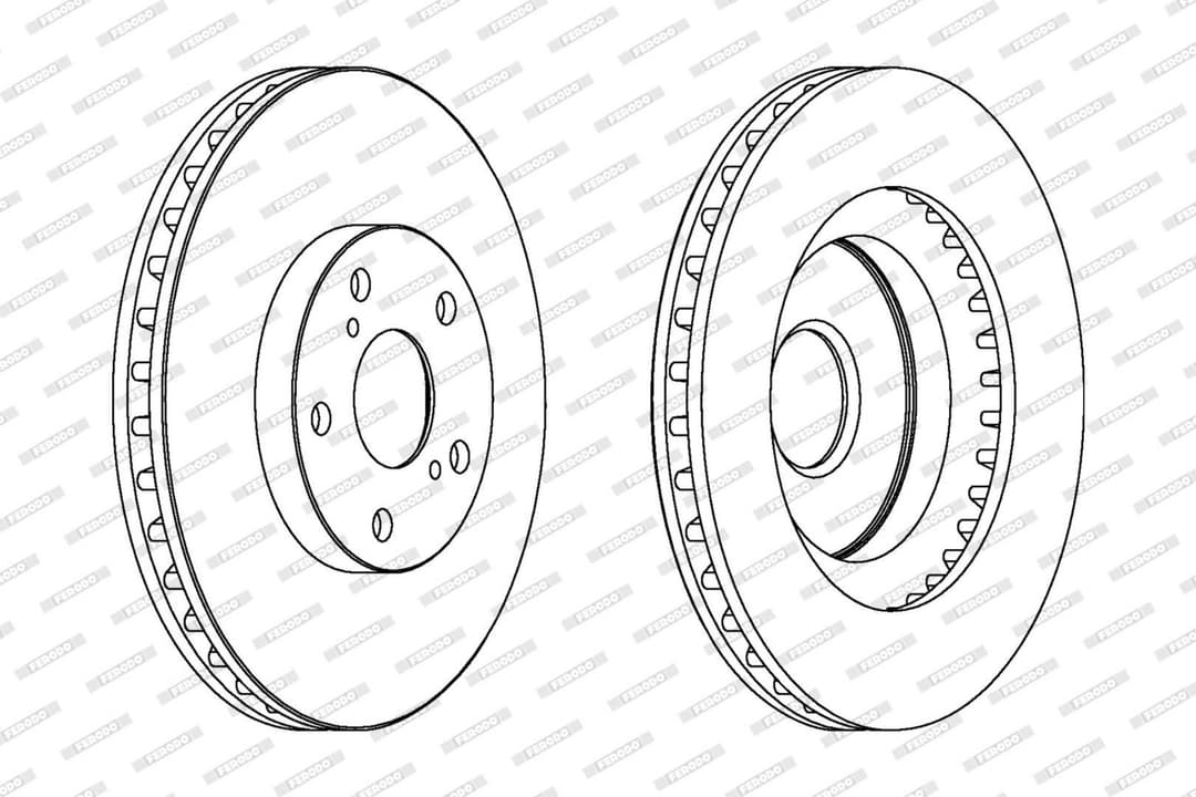 Disc frana FERODO DDF1646C
