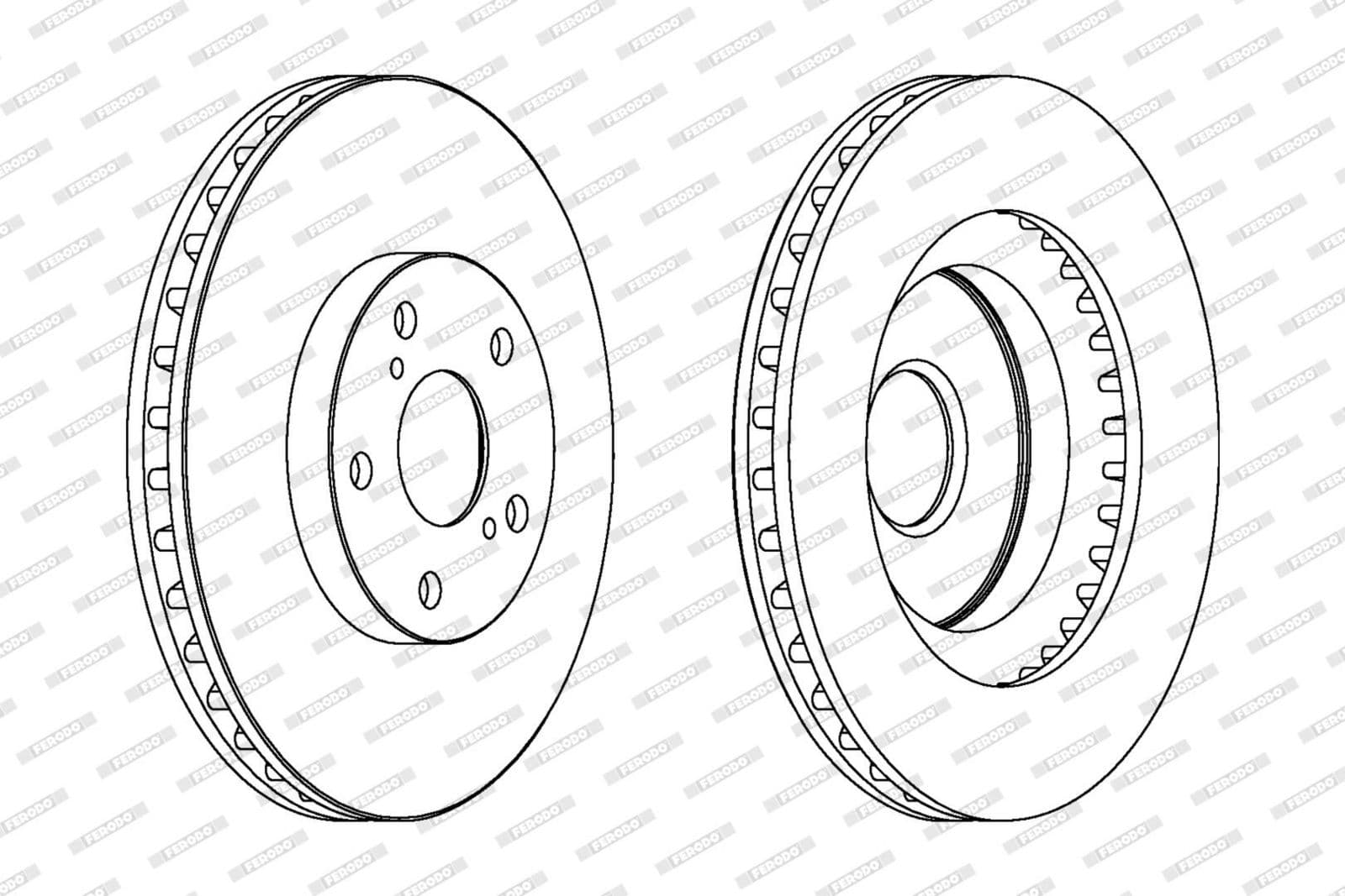 Disc frana FERODO DDF1646C