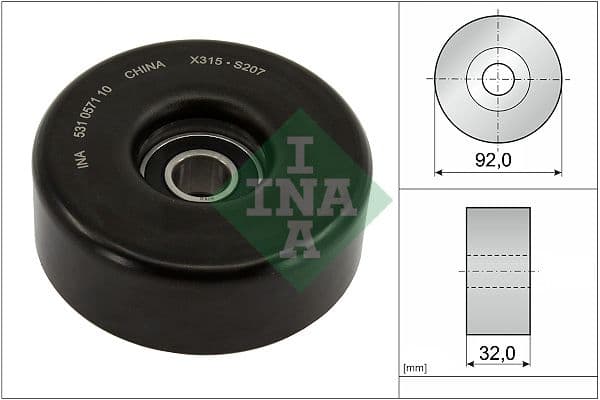 rola intinzator,curea transmisie Schaeffler INA 531 0571 10