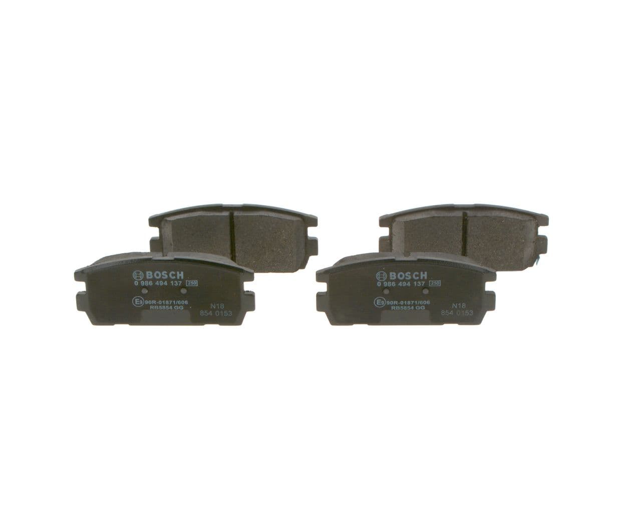 set placute frana,frana disc BOSCH 0 986 494 137