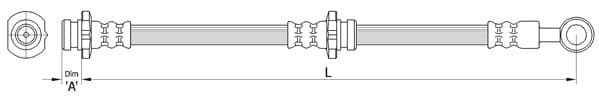 Furtun frana METZGER 4110461