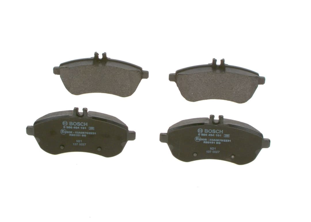 set placute frana,frana disc BOSCH 0 986 494 161