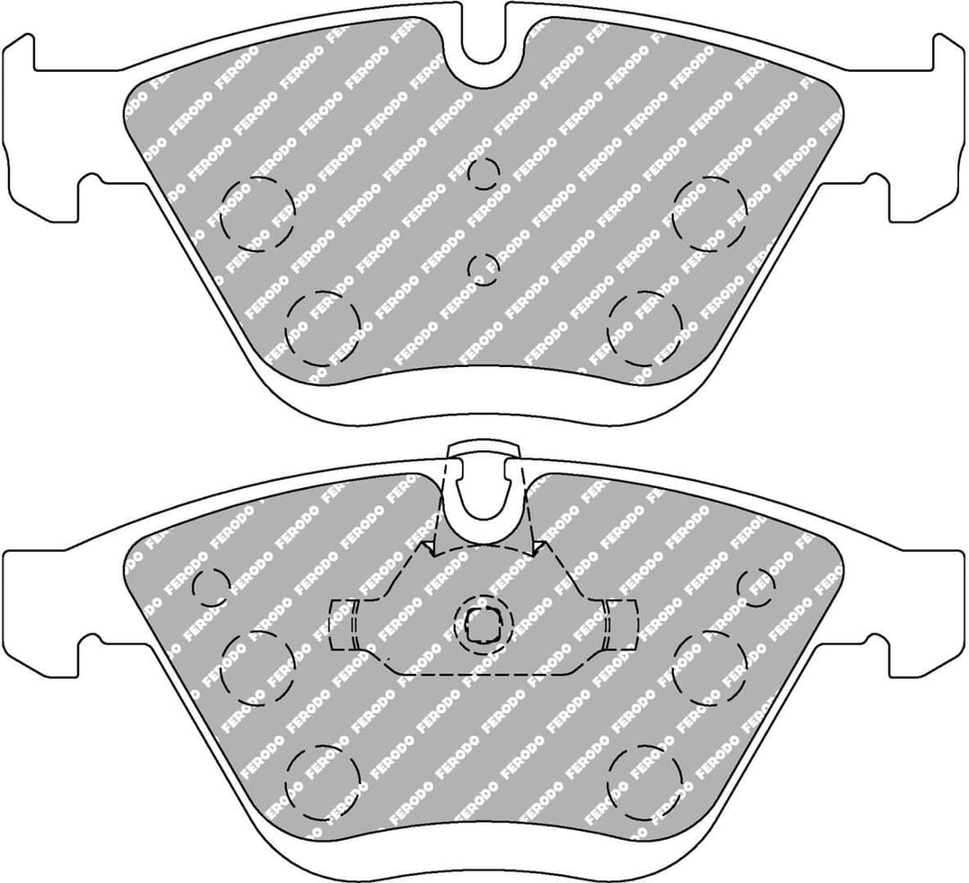 set placute frana,frana disc FERODO FCP4191H