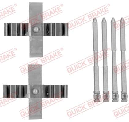 Set accesorii, placute frana QUICK BRAKE 109-1801