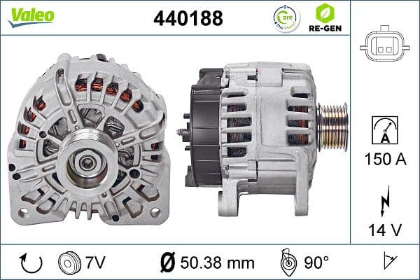 Generator / Alternator VALEO 440188