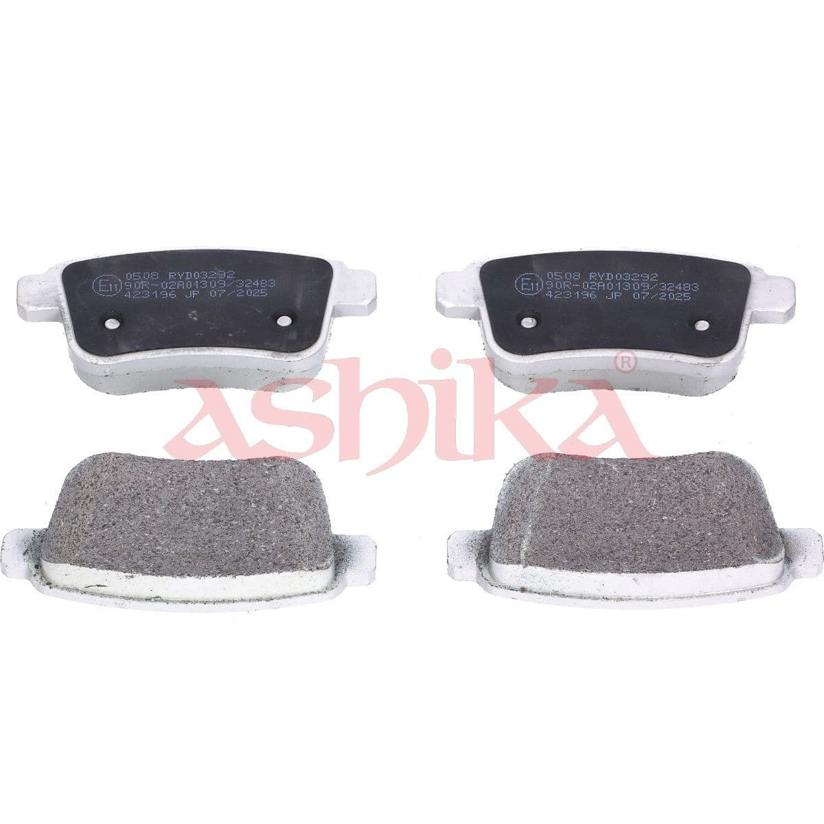 set placute frana,frana disc ASHIKA 51-00-0508