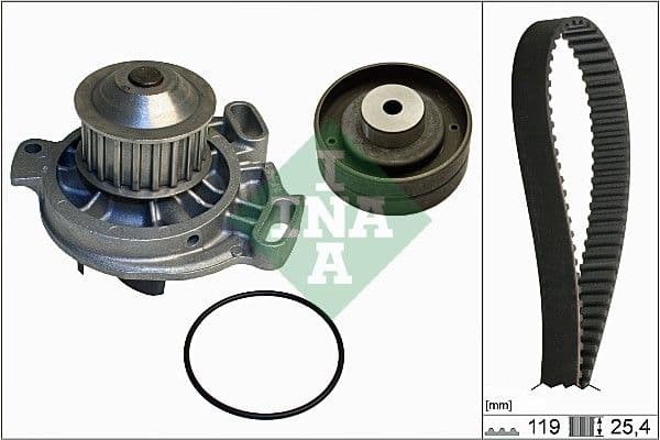 Set pompa apa + curea dintata Schaeffler INA 530 0152 30