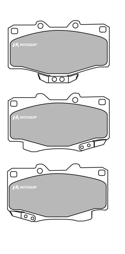 set placute frana,frana disc MOTAQUIP LVXL738