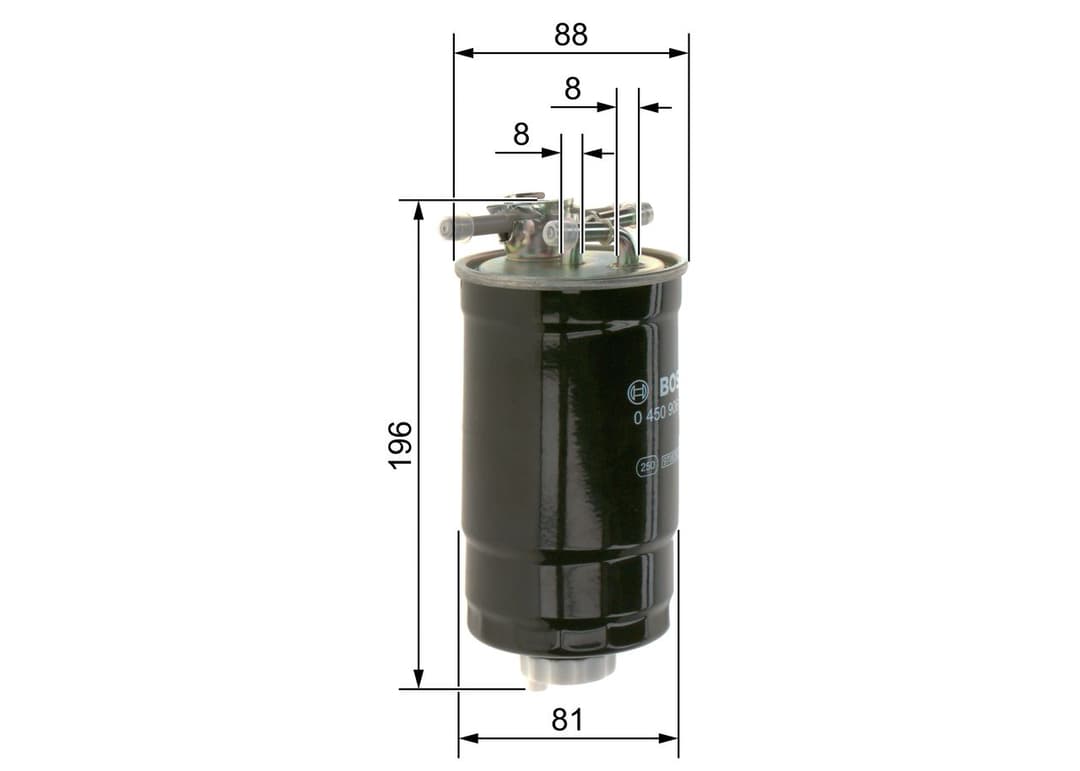 filtru combustibil BOSCH 0 450 906 295