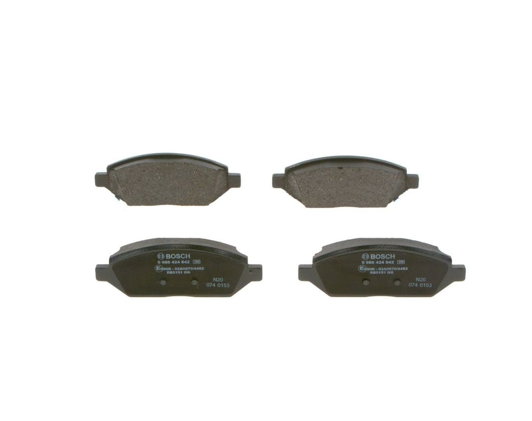set placute frana,frana disc BOSCH 0 986 424 842