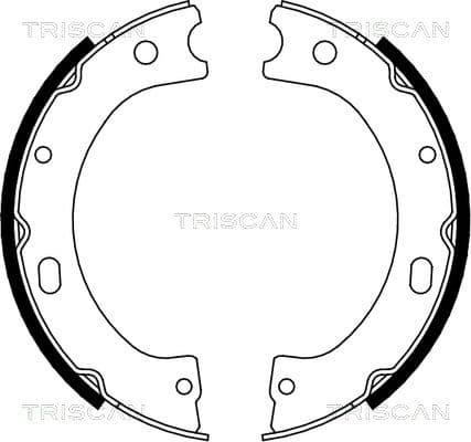 Set saboti frana TRISCAN 8100 14011