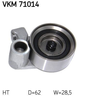 rola intinzator,curea distributie SKF VKM 71014