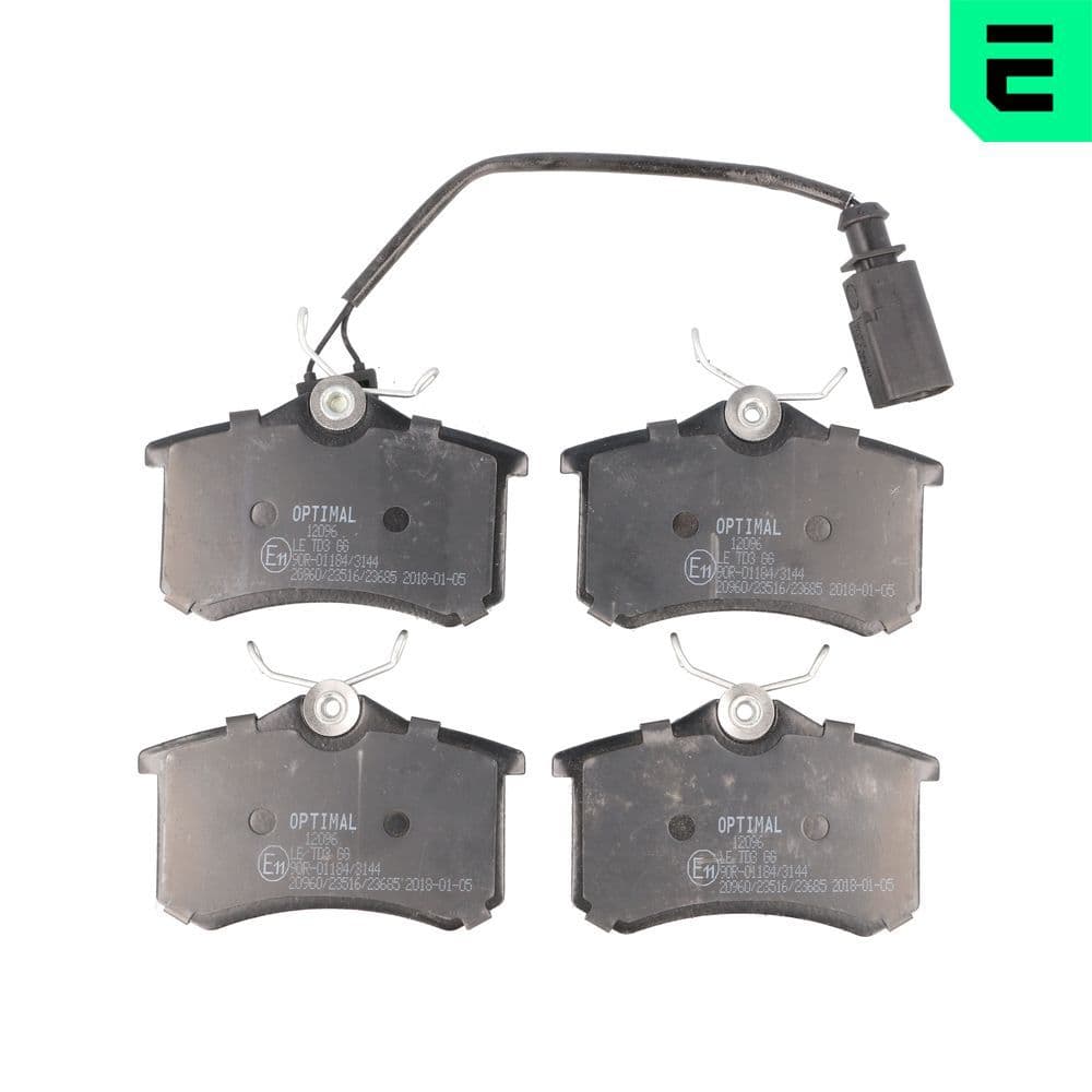 set placute frana,frana disc OPTIMAL BP-12096