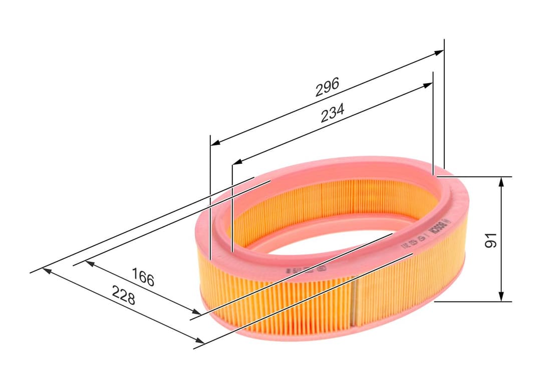 Filtru aer BOSCH 1 457 433 311