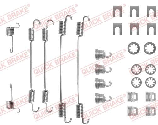 Set accesorii, sabot de frana QUICK BRAKE 105-0656