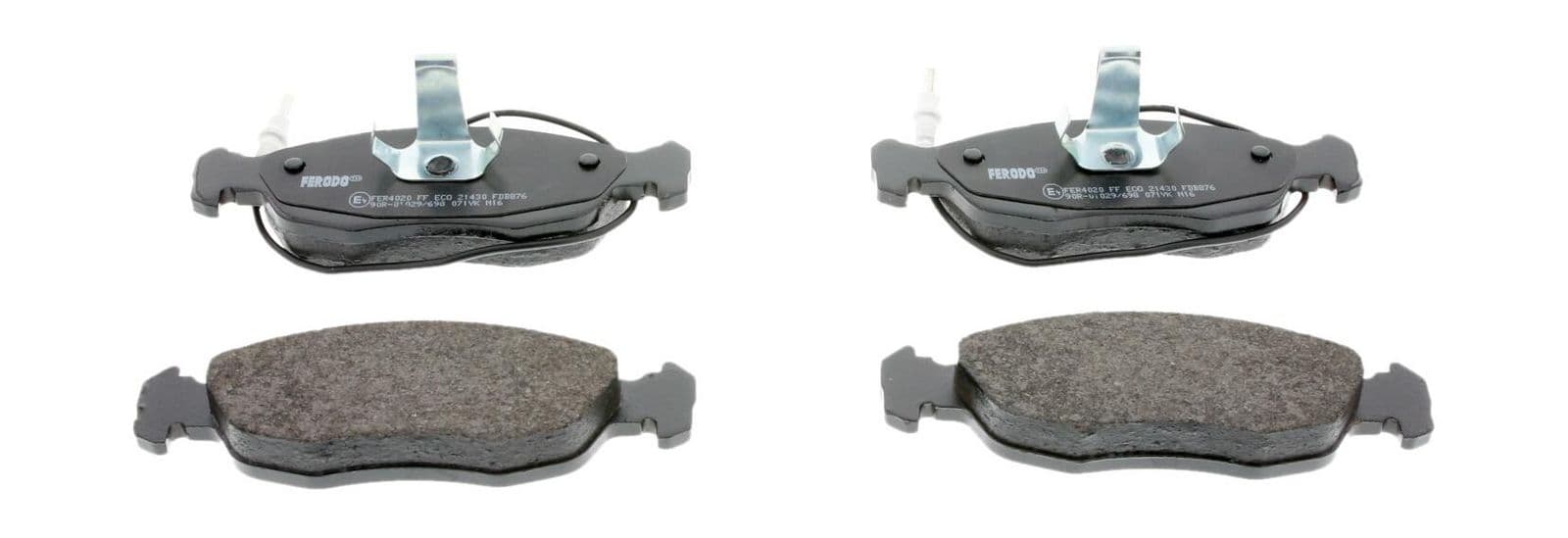 set placute frana,frana disc FERODO PREMIER ECO FRICTION FDB876