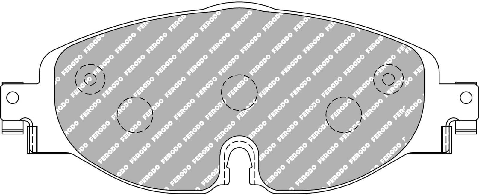 set placute frana,frana disc FERODO RACING FCP4433H