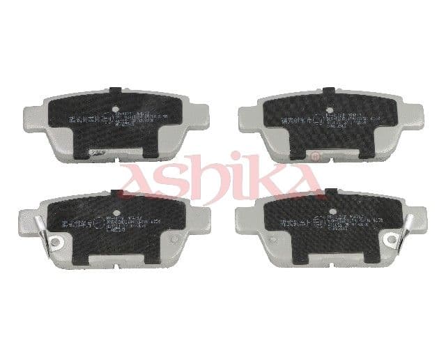 set placute frana,frana disc ASHIKA 51-04-412