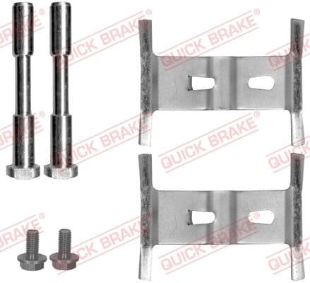 Set accesorii, placute frana QUICK BRAKE 109-1658