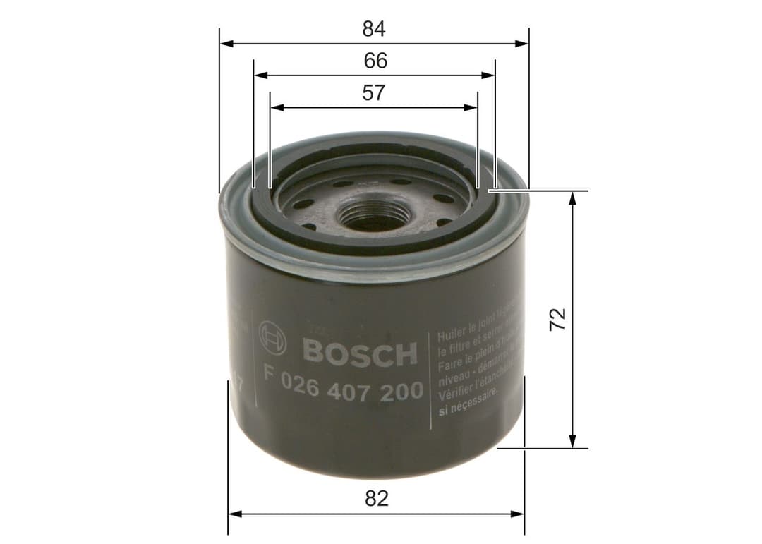 Filtru ulei BOSCH F 026 407 200